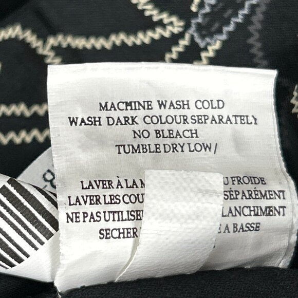 Y2K Costa Blanca Strapless Sweetheart Embroidered Mini Dress Black Bowtie - Picture 13 of 14